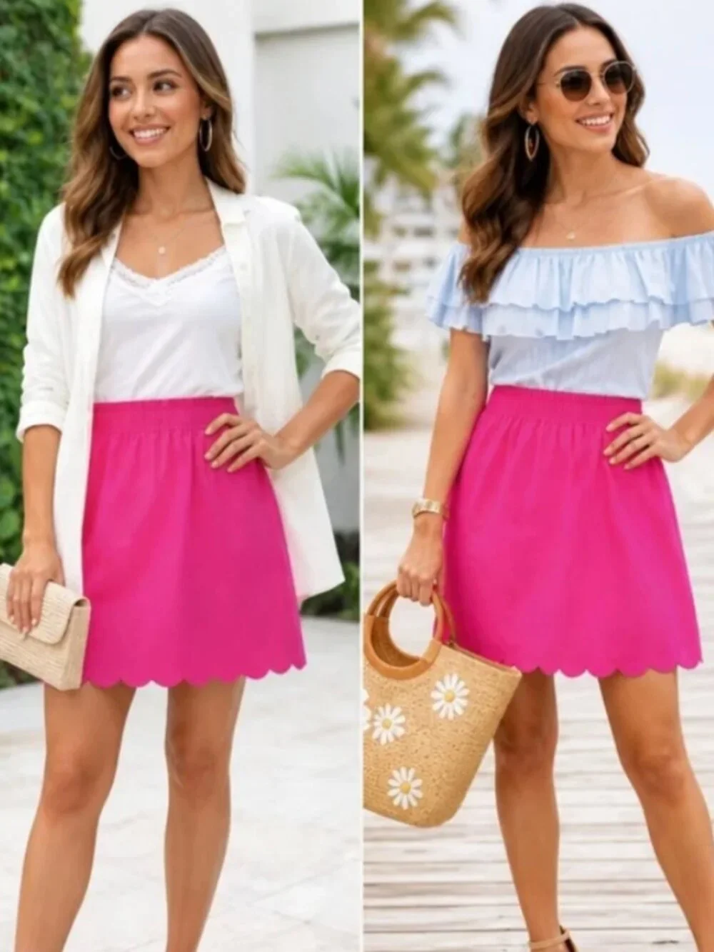 J. Crew bright pink